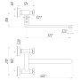 Змішувач для ванни Globus Lux DUKAT SD4-108