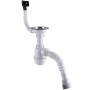 Сифон Waterstal А - 4007  під сталеву кухону  мийку   11/2 40 з переливом, з гнучкою трубою