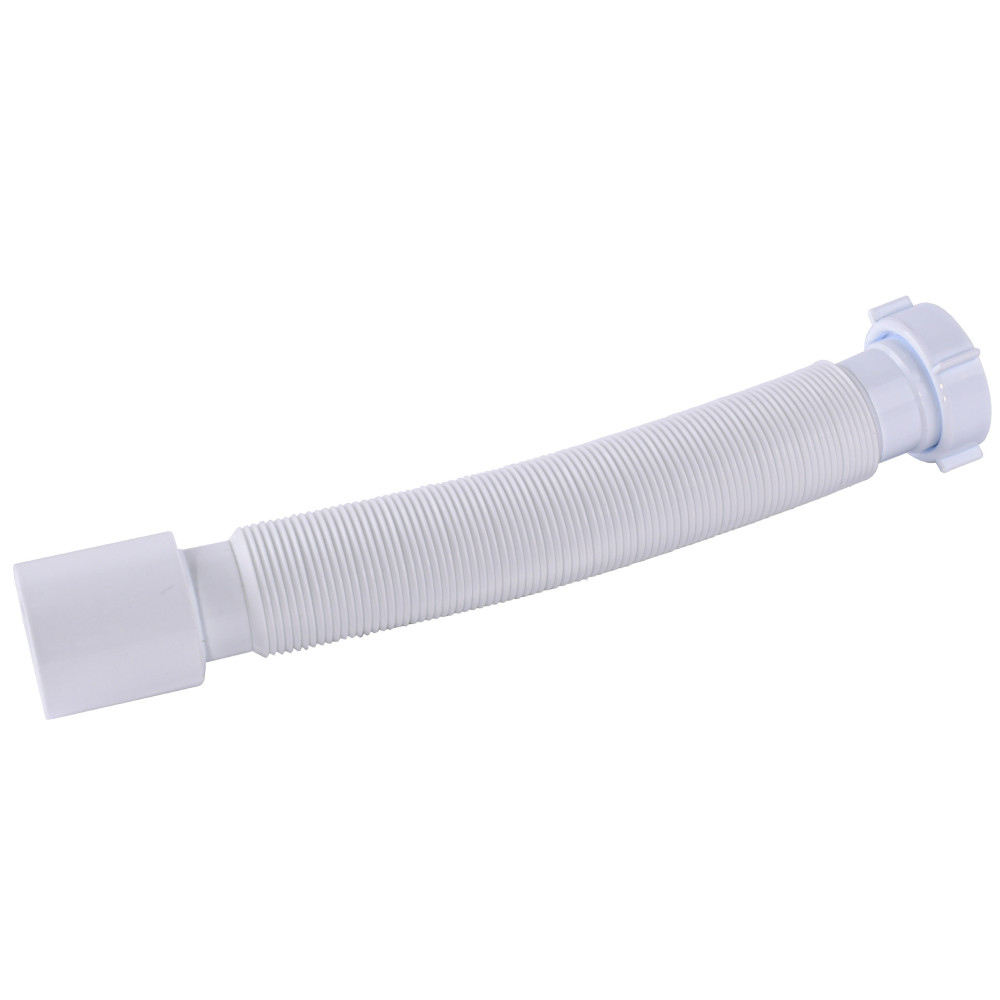 Трубка пластикова гофрована  Г0852 40х50 L=800 мм гайка пластик SOLOPLAST