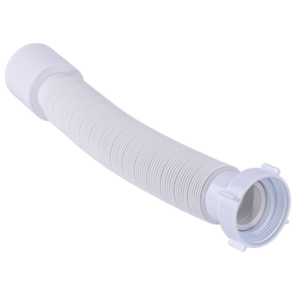 Трубка пластикова гофрована  Г0852 40х50 L=800 мм гайка пластик SOLOPLAST