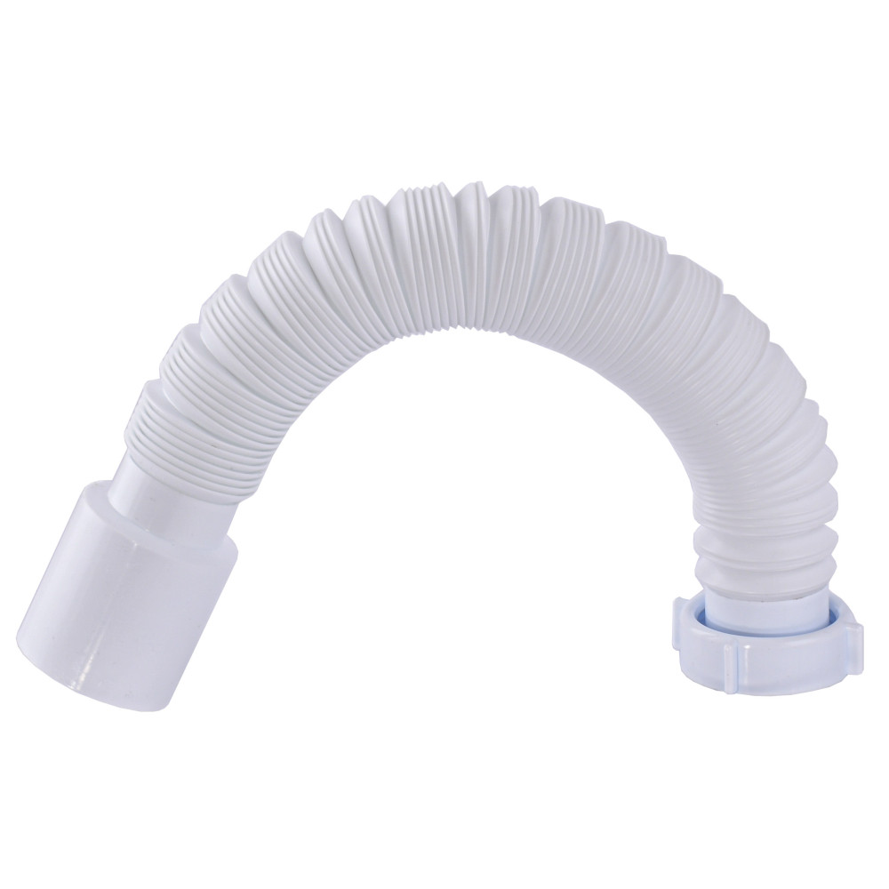 Трубка пластикова гофрована  Г0852 40х50 L=800 мм гайка пластик SOLOPLAST