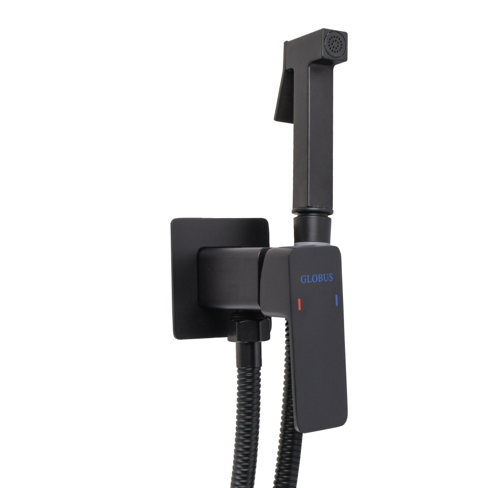 Змішувач гігієнічний Globus Lux Milano GLM-0-106MIX-BB