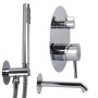 Змішувач для ванни вбудований TOPAZ LOFT TLF 32202-H39-C