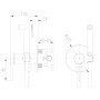 Змішувач гігієнічний TOPAZ LOFT TLF 32106-H39-C