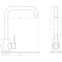 Змішувач для кухні Globus Lux ALPEN SBT2-203L