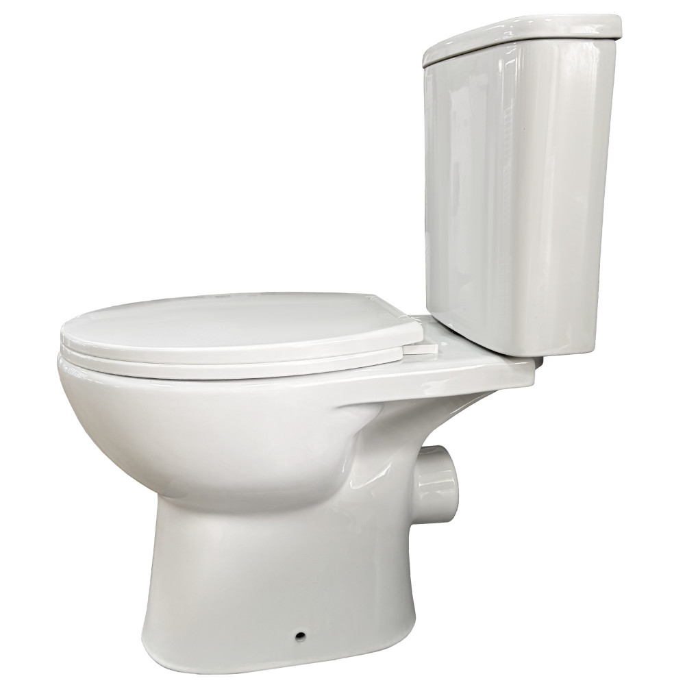 КОМПАКТ PRIMA B нижн., гориз безобідковий з поліпропіленовим сидінням SOFT-CLOSE CT-PHB-PP