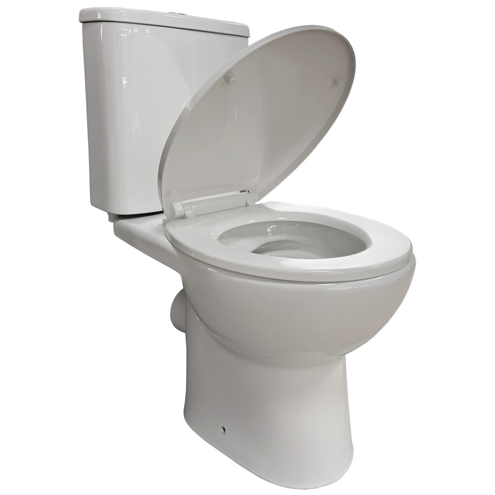 КОМПАКТ PRIMA B нижн., гориз безобідковий з поліпропіленовим сидінням SOFT-CLOSE CT-PHB-PP