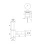 Сифон латунь з донним клапаном Globus Lux GSB-32-125-04BB