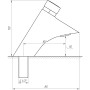 Кран-дозатор для умивальника GDB-303,3bar., 7l/min