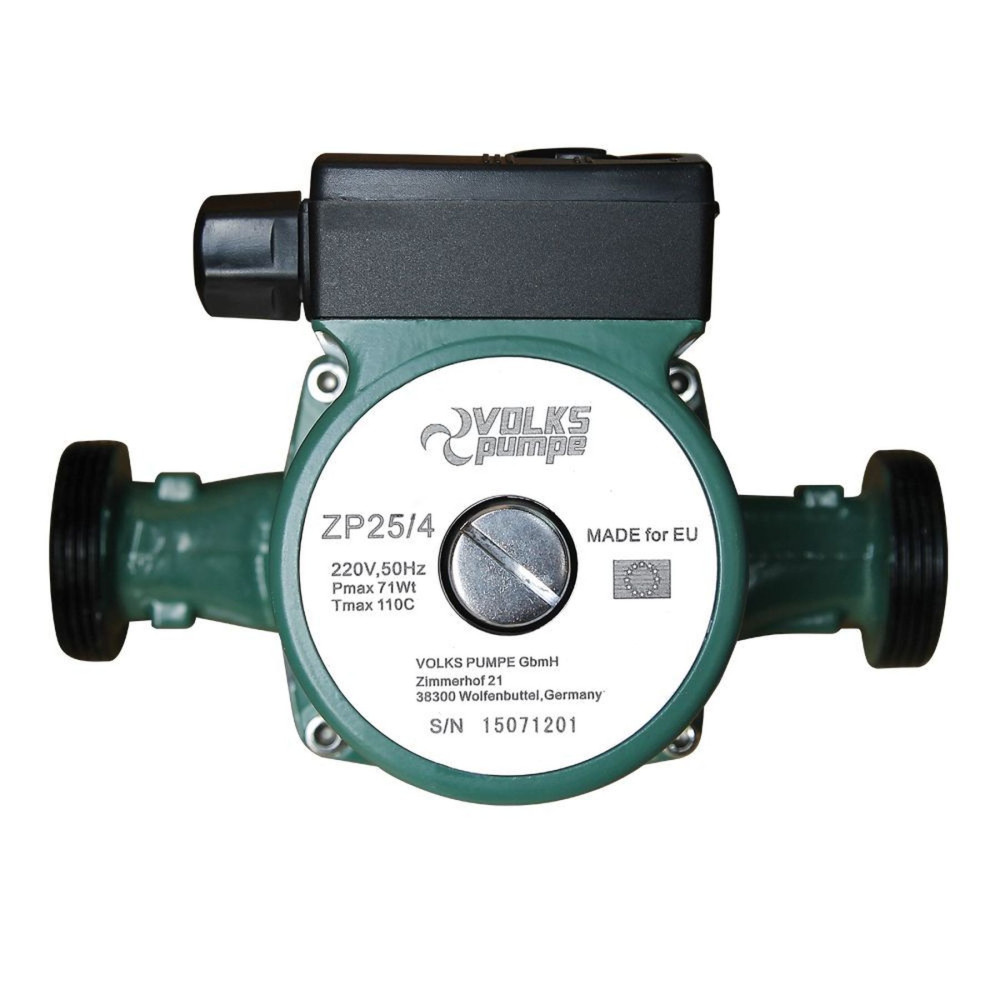 Насос циркуляційний VOLKS pumpe  ZP25/4 130мм + гайки