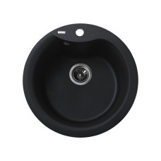 Гранітна мийка Globus Lux ORTA графіт 485мм-А0001
