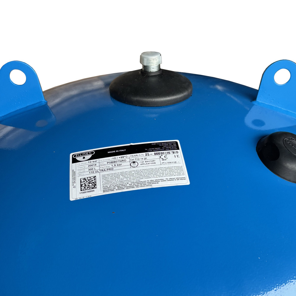 Гідроакумулятор  300л Zilmet ultra-pro 10bar ( 1100030004 )