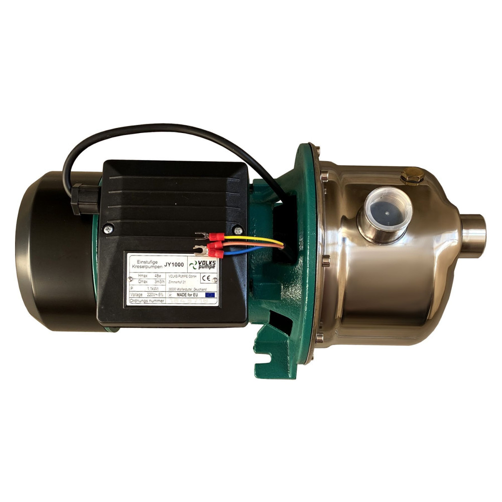 Насос відцентровий VOLKS pumpe JY1000 1,1кВт нержавійка