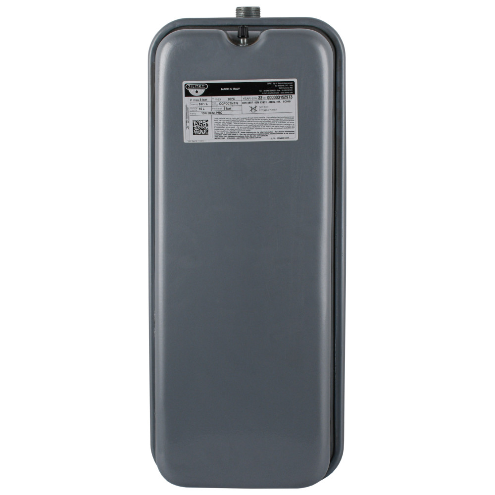 Бак Zilmet oem-pro для монтажу в котли Арт. 537 10л 3/4″ 3 bar прямокутний ( 13N6001017 )