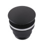 HG15-04A-10-BR-(BB)-Click-clack--Донний клапан  ЛАТУНЬ ,Універсальний, Чорний мат (Box Globus Lux)