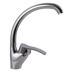 Змішувач для кухні Globus Lux QUEENSLAND GLQU-0203S-BIG боковий на ГАЙЦІ-(картридж Sedal)