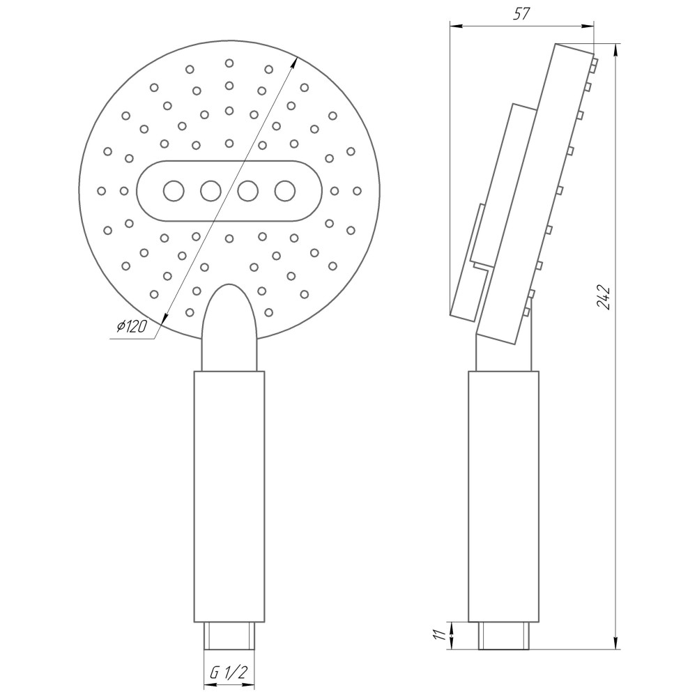 Душова лійка Globus Lux NSD07A