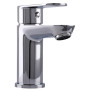 Змішувач для умивальника TOPAZ BARTS TB 07201-H36 висота H-130мм ,шланги TAQ-M1055,D35