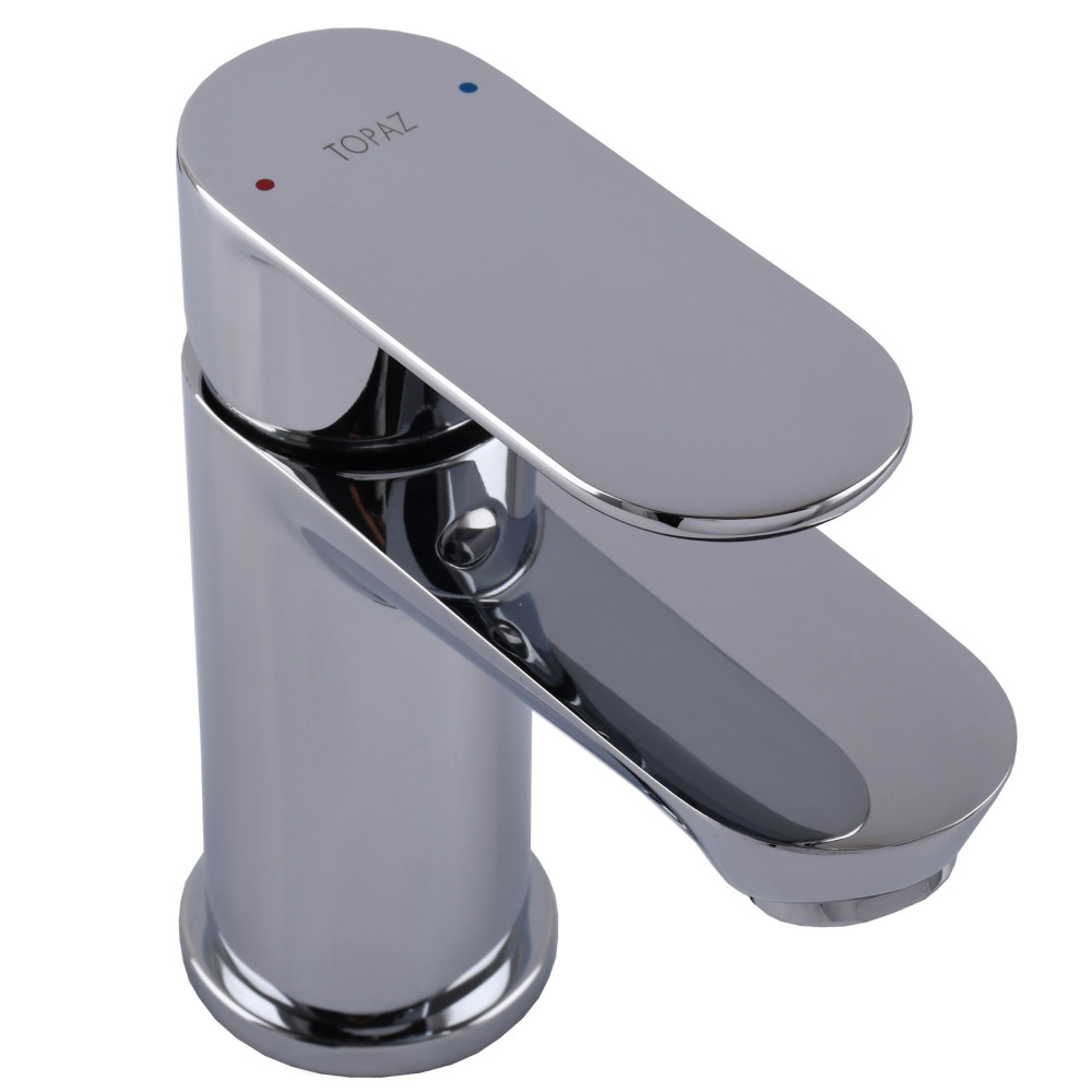 Змішувач для умивальника TOPAZ BARTS TB 07201-H36 висота H-130мм ,шланги TAQ-M1055,D35