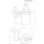 Дозатор рідкого мила Globus Lux SS8433  SUS304
