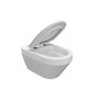 CET Cersanit В216 CREA CLEAN  ON OVAL підвісний з кришкою дюропласт ліфт SLIM PL