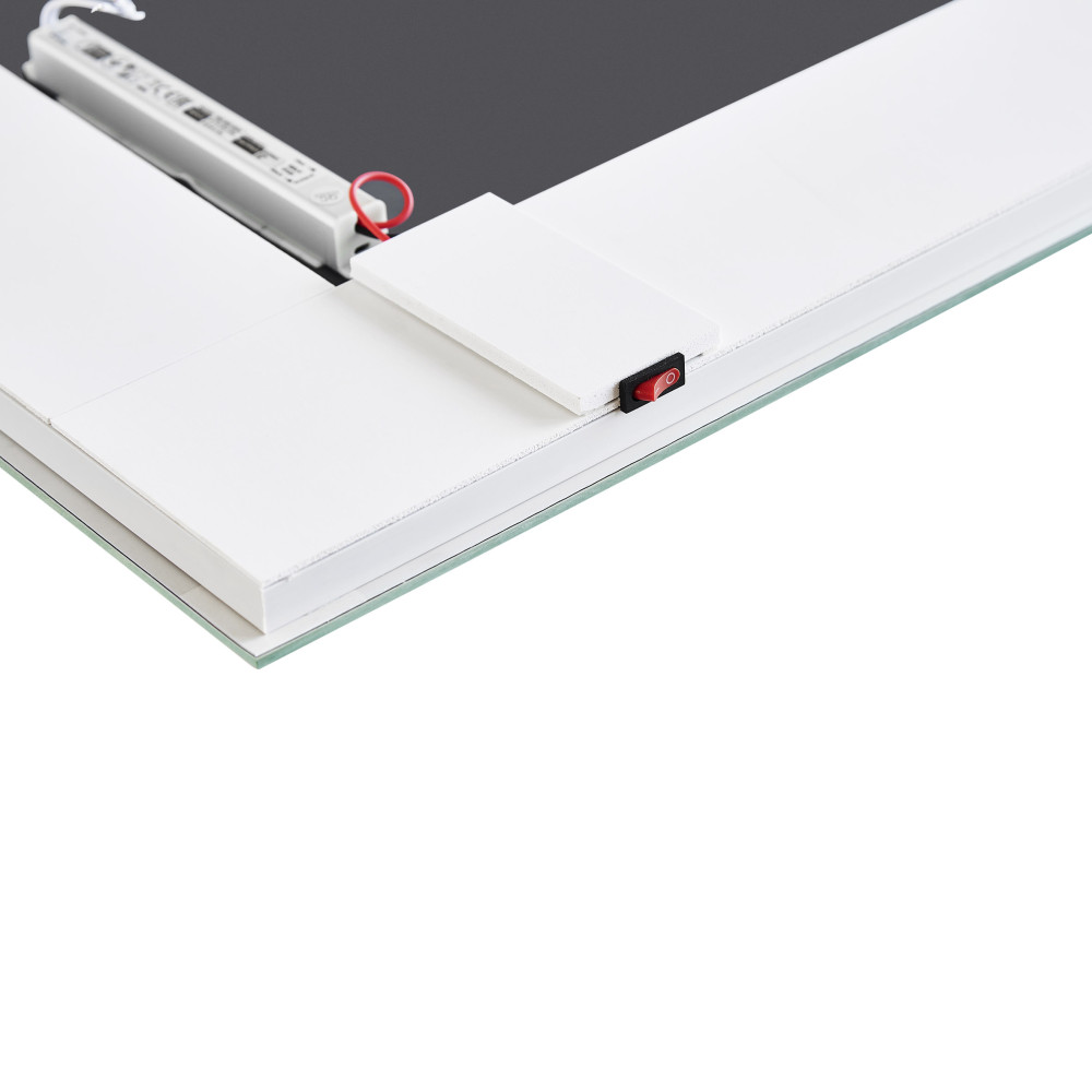 Дзеркало UNIO MRR-02 SQR-RA 600 x 800 mm LED FL