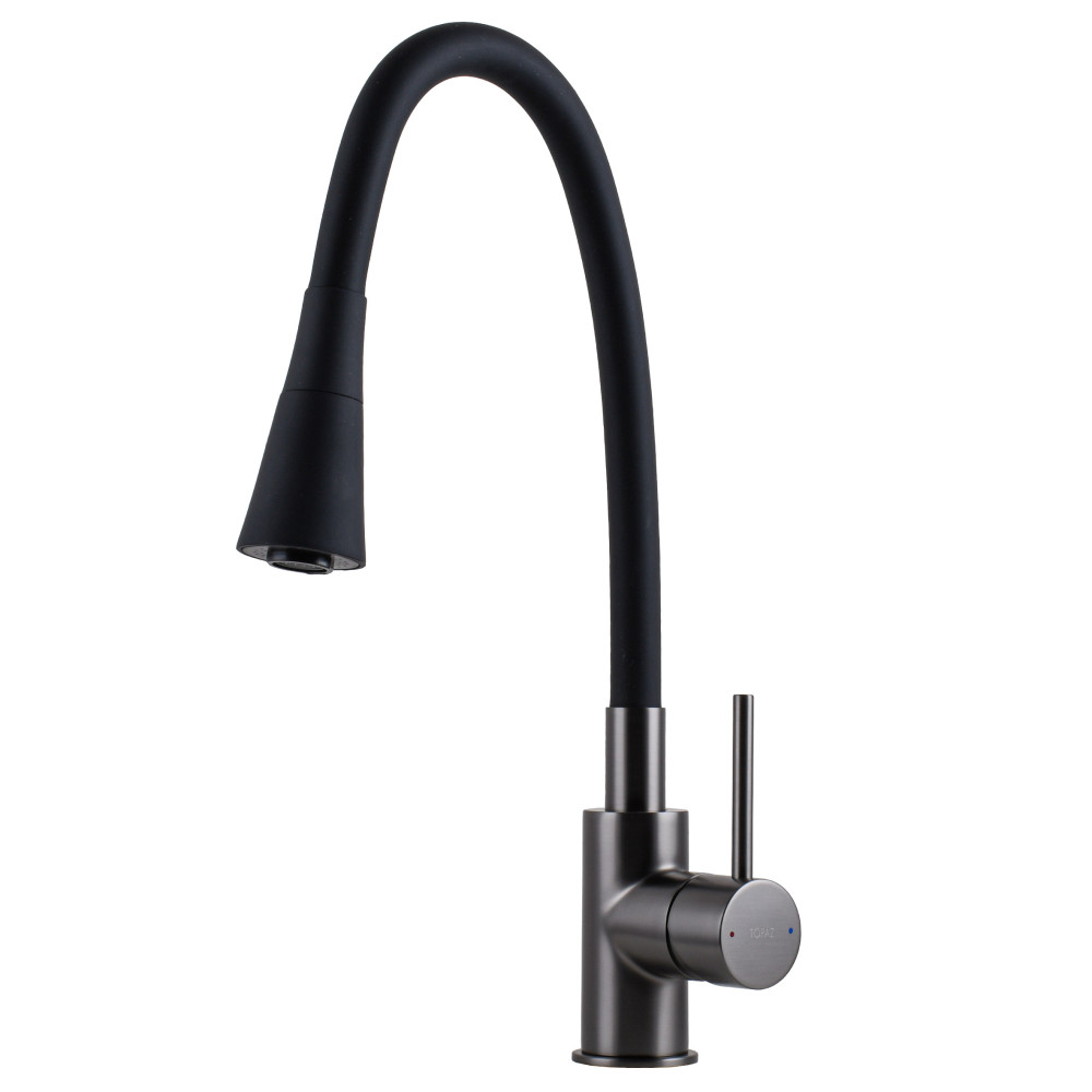 Змішувач для кухні TOPAZ LOFT TLF 8854-H39-GP-B01, Шланги TAQ-M0855
