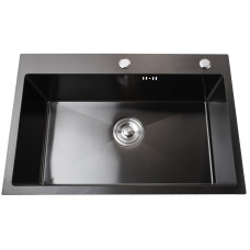 Мийка кухонна 3mm 680х450 Графіт 6845HG Mira