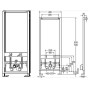 Модуль-рама для біде Eco Plus VIEGA 727901