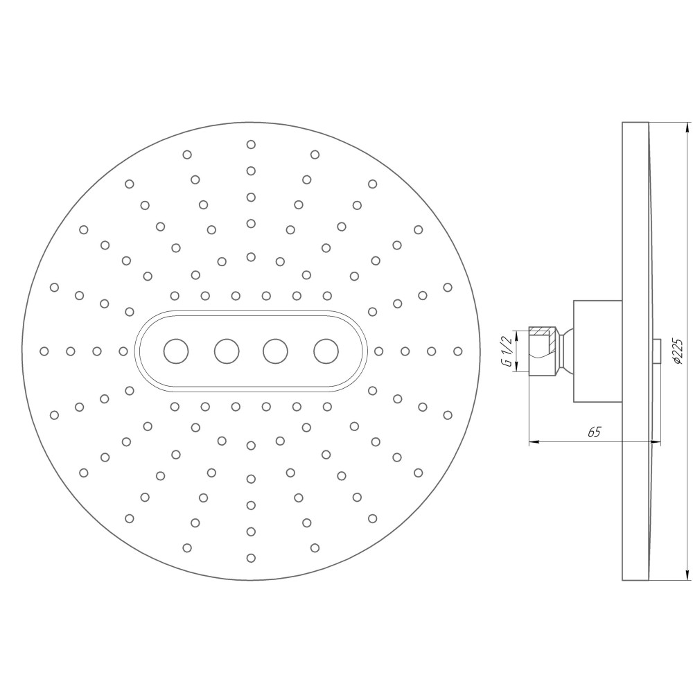 Душова лійка Globus Lux SD07A