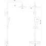 Душова система Globus Lux Termostatic R GLA-0040T-BB