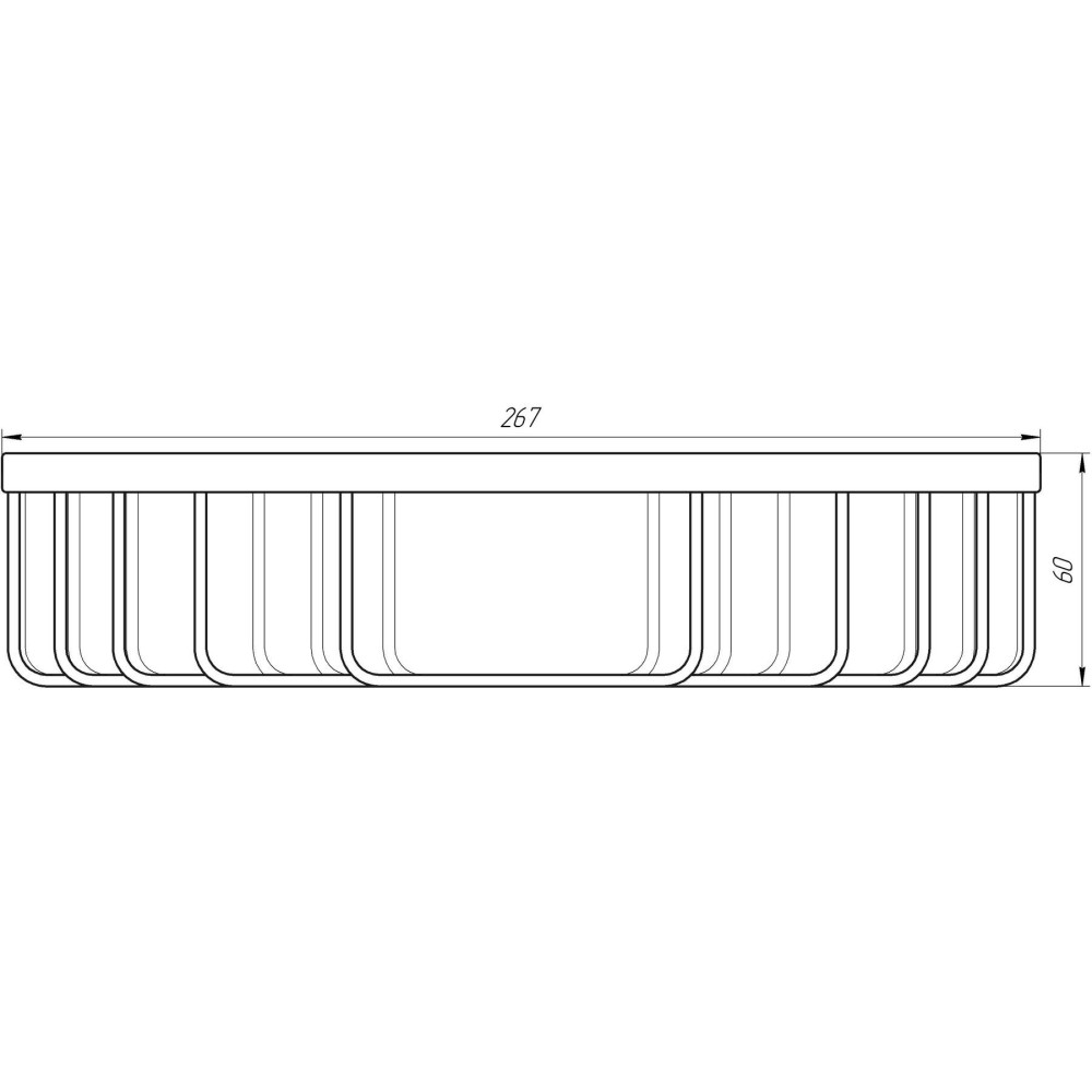 Поличка кутова Globus Lux BS 8499