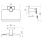 Набір аксесуарів для ванної SONIA LINE KIT ( 5 предметів)  183180