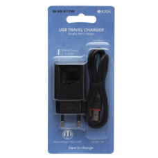 Мережевий Зарядний Пристрій Borofone BA20A Micro 1USB 2.1A