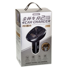 FM-трансмітер Remax RCC109 (Чорний)