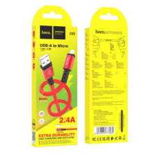 Кабель USB Hoco X85 Micro (Червоний)