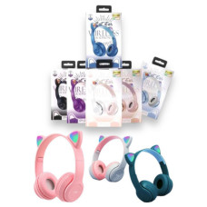 Навушники Бездротові "Котики" з підсвічуванням Bluetooth CAT EAR №Р47 09500 (100)
