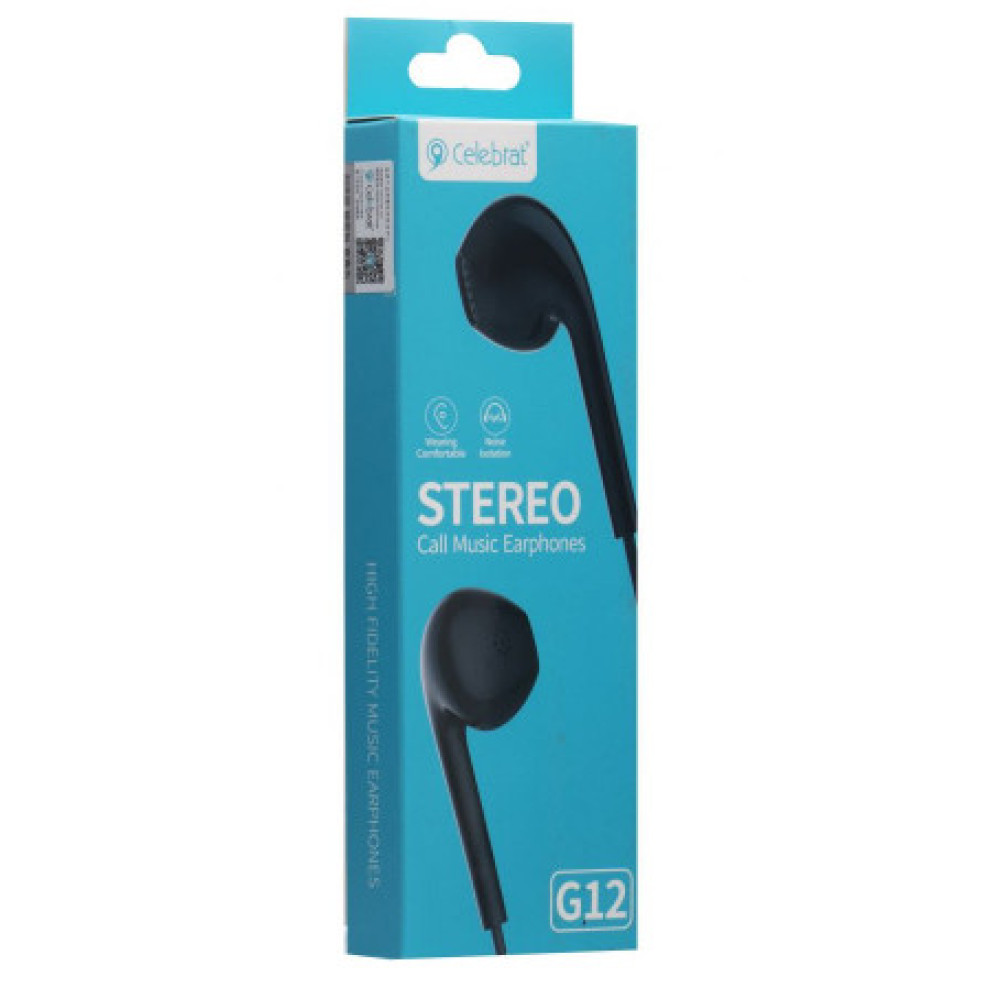 Навушники Celebrat G12 (Чорний)