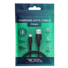 Кабель USB Ridea RC-M131 Prima 12W Lightning (Чорний)