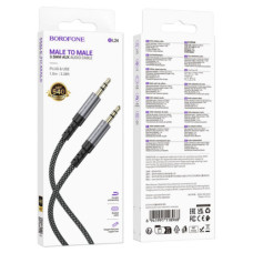 Кабель Aux Borofone BL24 (Сiрий)