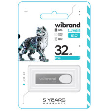 USB флеш-накопичувач Wibrand 32gb Irbis (Срібло)