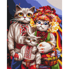 Сім'я котиків-гуцулів © Маріанна Пащук