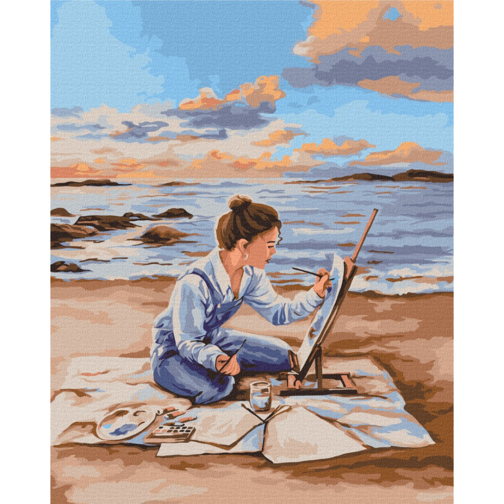 Намальований захід © Mykhailyshyna Daria Намальований захід © Mykhailyshyna Daria