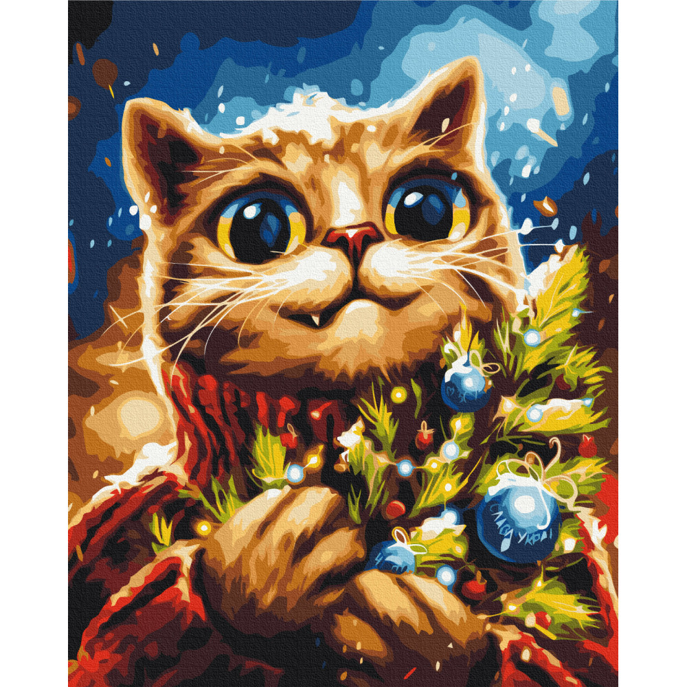 Новорічний котик © Маріанна Пащук Новорічний котик © Маріанна Пащук