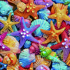 Кольорові морські зірки