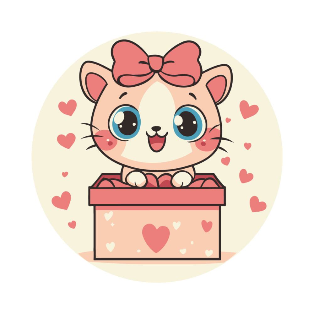 Кошеня з подарунком