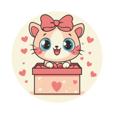 Кошеня з подарунком