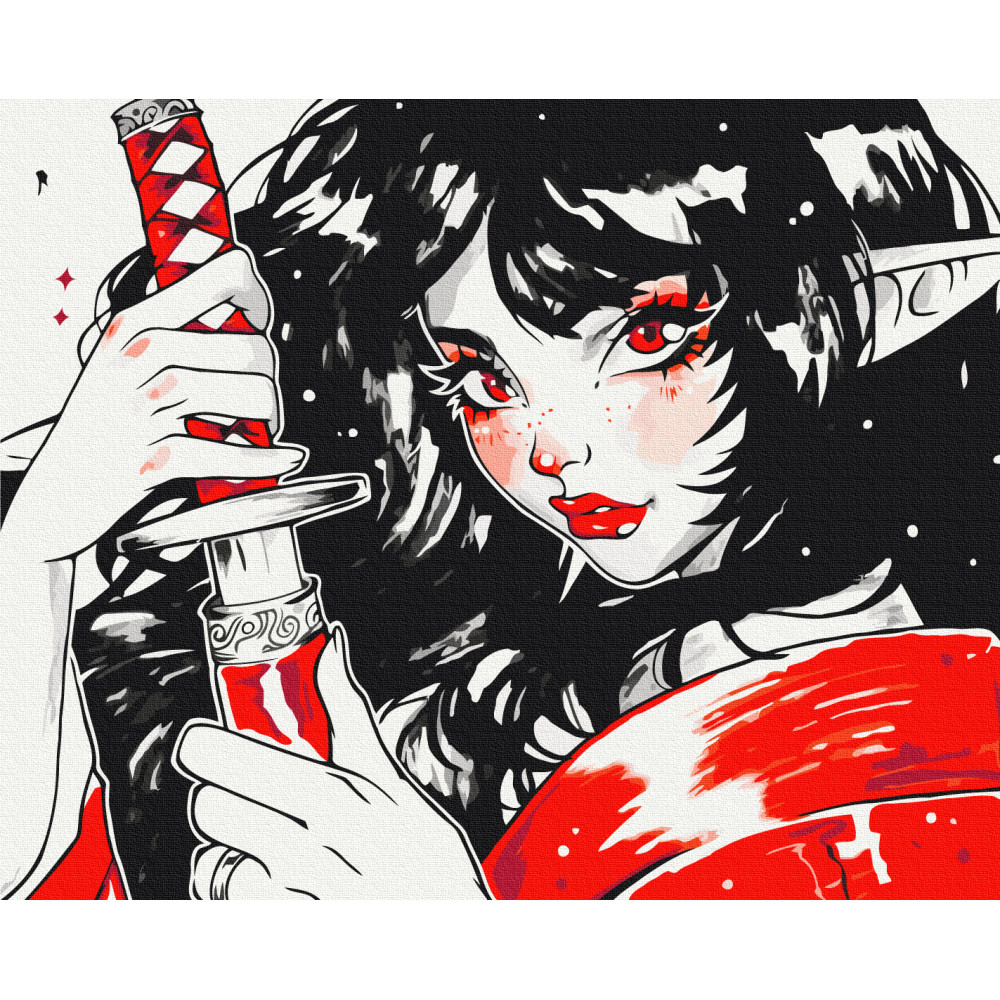 Червона катана @ nila_art_art