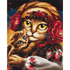 Сім'я котиків ©Маріанна Пащук
