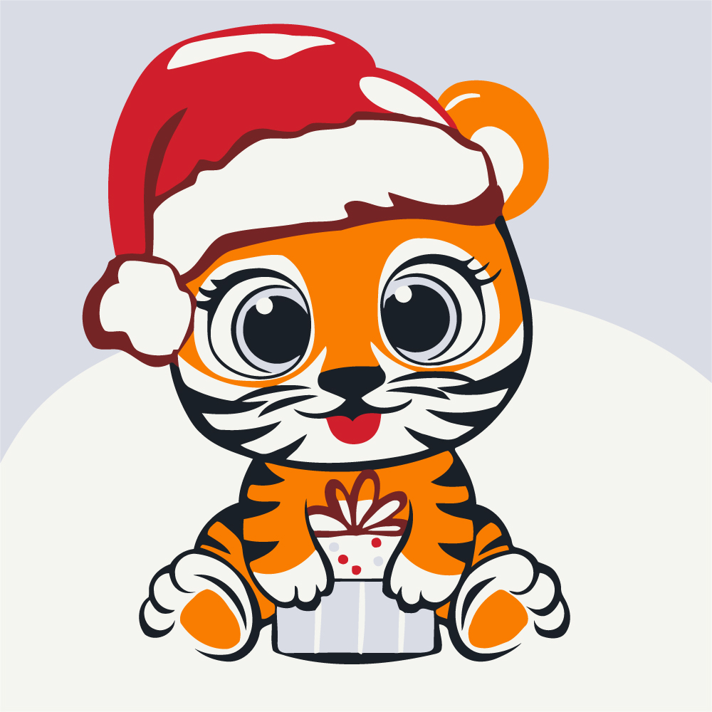 Смугастик з подарунком Смугастик з подарунком